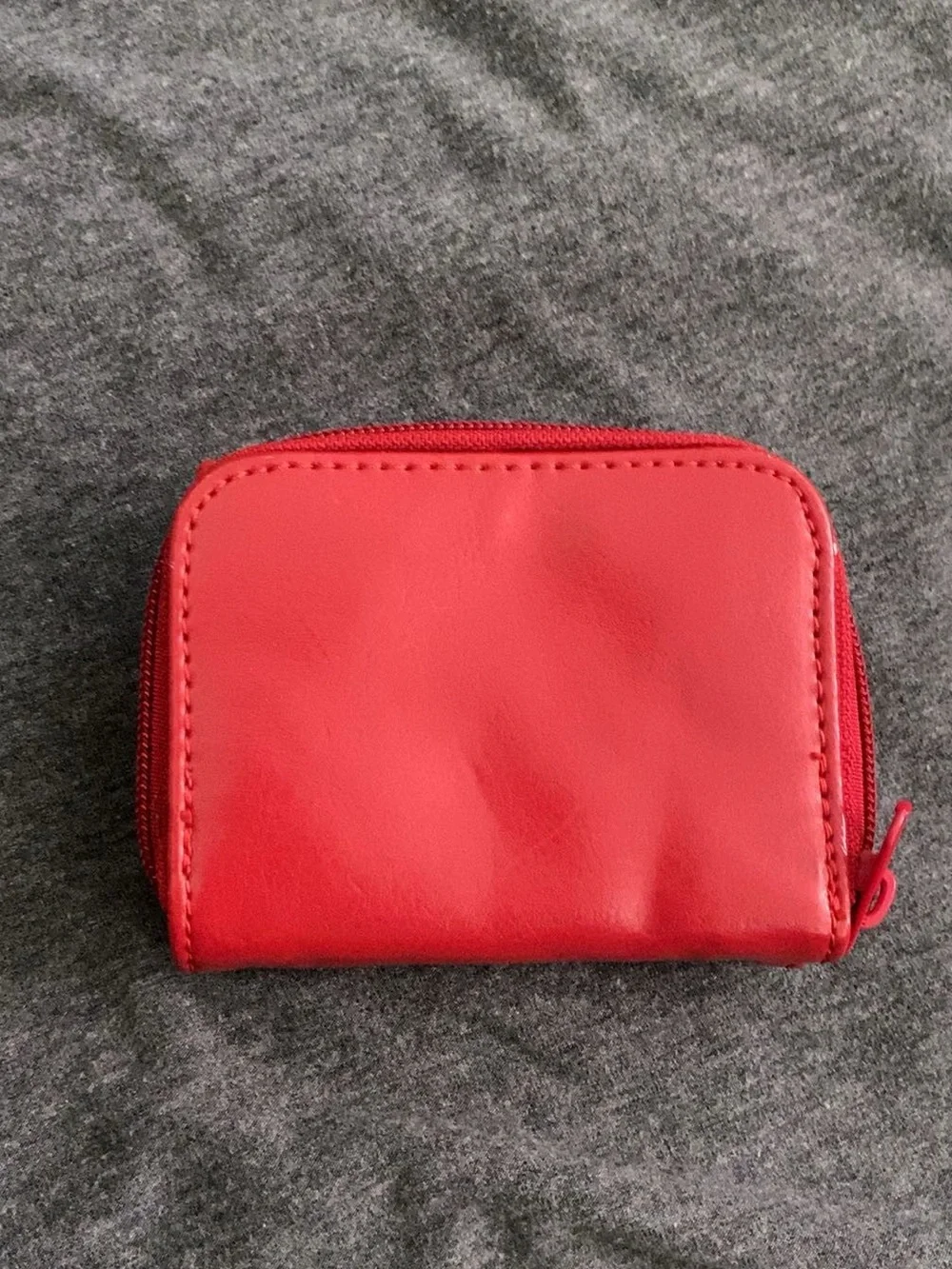 Red Wallet Women's Compact Wallet with Snap Closure